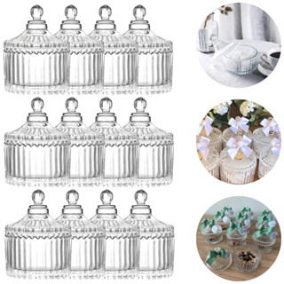 12 Mini Potes Bomboniere Potiche Lembrancinha com tampa 9cm em Oferta na Shopee