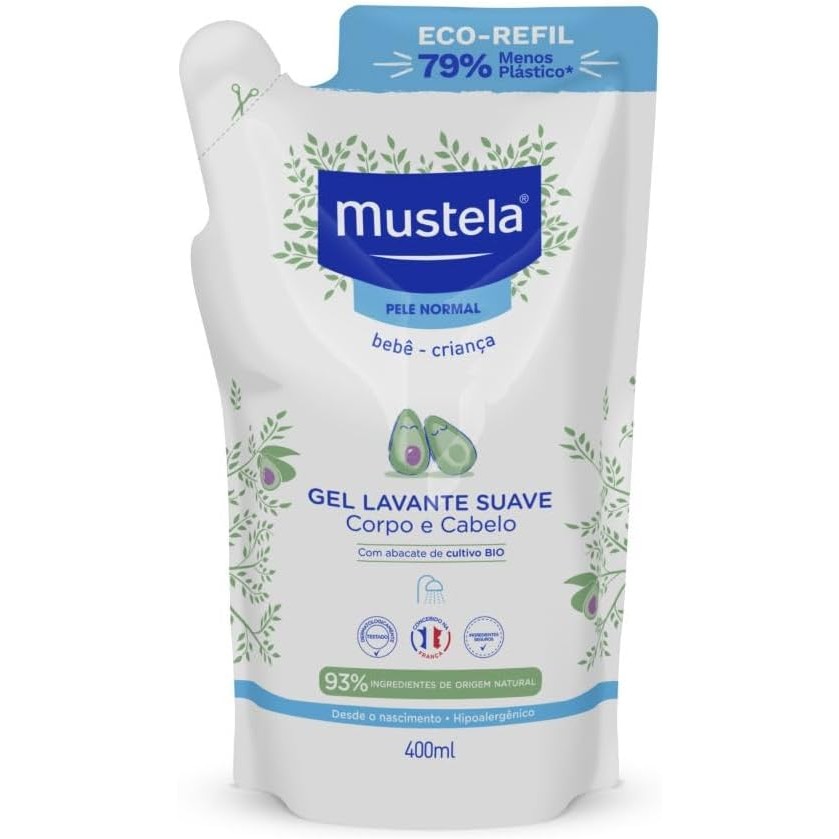 Mustela Gel Lavante Suave Refil 400ml