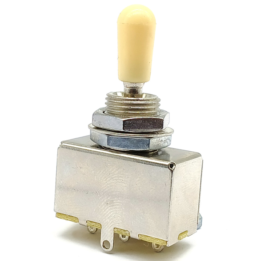 Chave seletora MXP curta 3 Posição Les Paul Creme guitarra