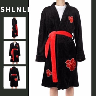 Outono Inverno Adulto Anime Naruto Cosplay Roupão Pijama De Flanela Macia em Oferta na Shopee