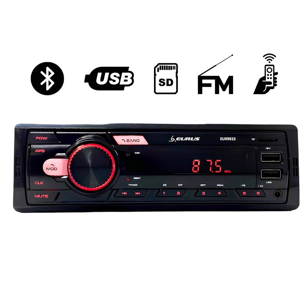 Radio Automotivo Bluetooth Potente Melhor Que First Option Pioner Soni em Oferta na Shopee