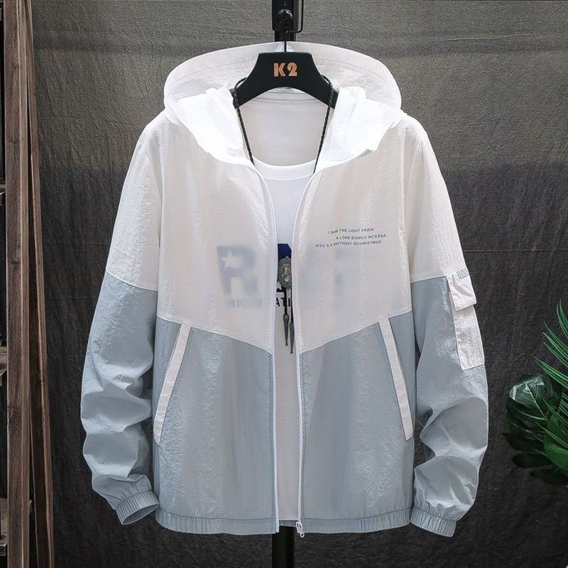 Roupas De Protetor Solar De Verão Masculinas De Pele Com Proteção UV Jaquetas Finas E Respiráveis Pesca De Secagem Rápid