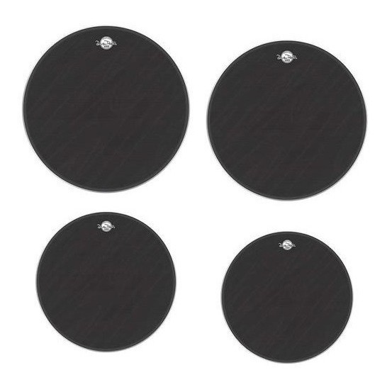 Kit Peles Muda Luen Silent Head Dudu Portes 10”, 12”, 14”, 14” Treino Silencioso