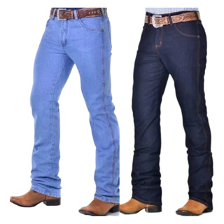 Kit 2 Calças Country Masculina Tradicional Rodeio Cowboy em Oferta na Shopee