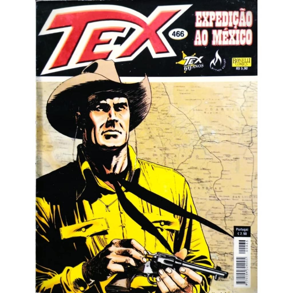 Livro: Tex n° 466 - Expedição ao México Autor: Gianluigi Bonelli (Outlet)