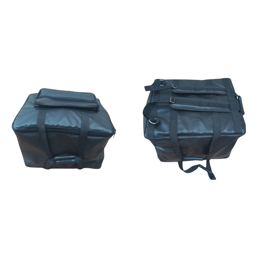 Capa Case Cajon Fsa Gibão 56x37x51 Couro + Pelúcia