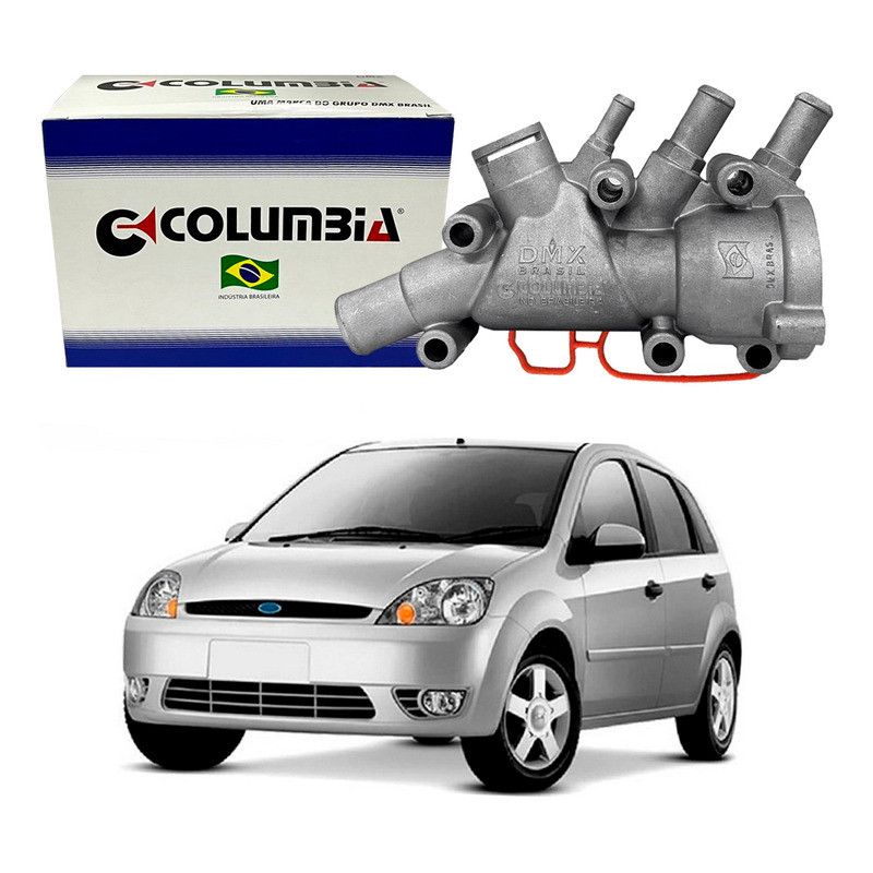 Carcaça Termostatica Fiesta 1.0 1.6 2003 A 2006 em Oferta na Shopee