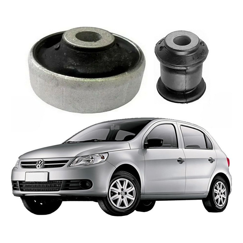 Par Bucha Bandeja Dianteira Gol G5 1.0 1.6 2009 A 2013 - Spare Parts and Accessories for Vehicles