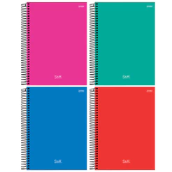 Caderno Universitário 20 Matérias 320 Folhas Cores Sortidas Stiff Jandaia - 2 Unidades Sortidas