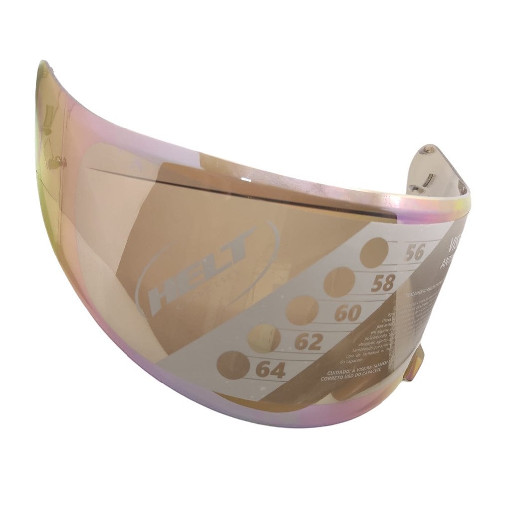 Viseira Camaleão Antirisco Capacete Helt New Race Original