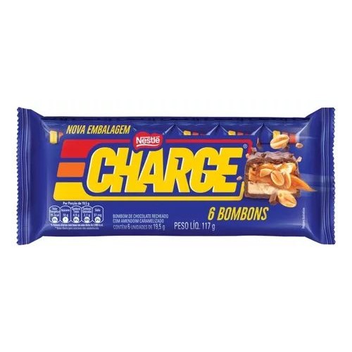 Chocolate Charge Com 6 Unidades De 19,5g em Oferta na Shopee