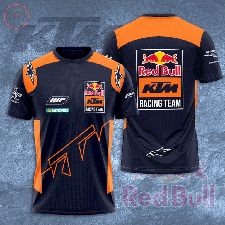 Camisa Esportiva Com Estampa De Corpo Inteiro Da Equipe Red Bull KTM em Oferta na Shopee