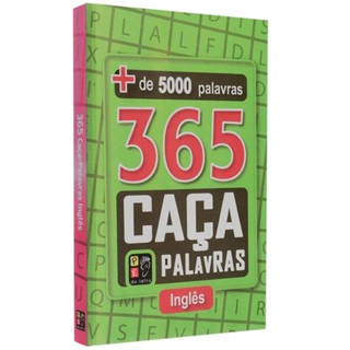 365 Caca Palavras INGLÊS | Verde | + 5000 Palavras | Ingles em Oferta na Shopee