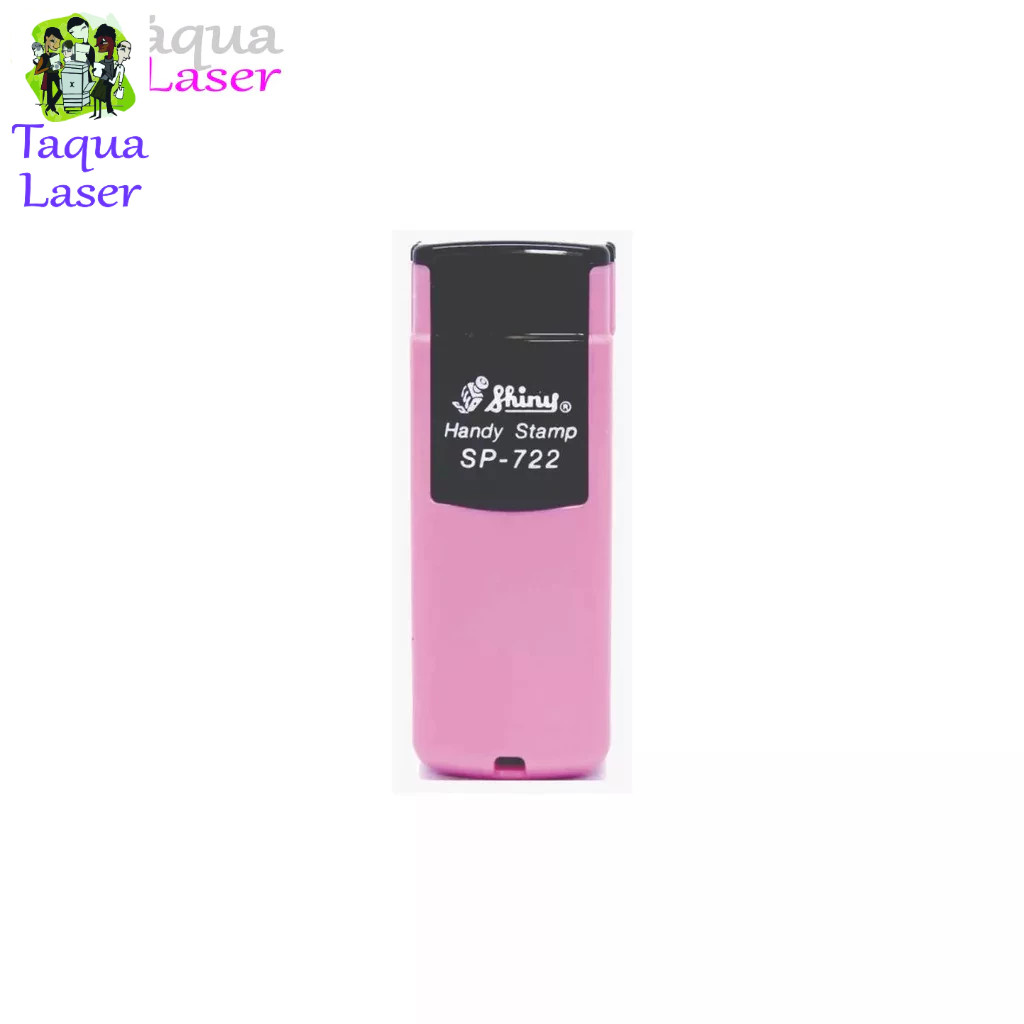 Carimbo Automatico de Bolso Pocket Stamp 14 x 38mm  Rosa SP-722