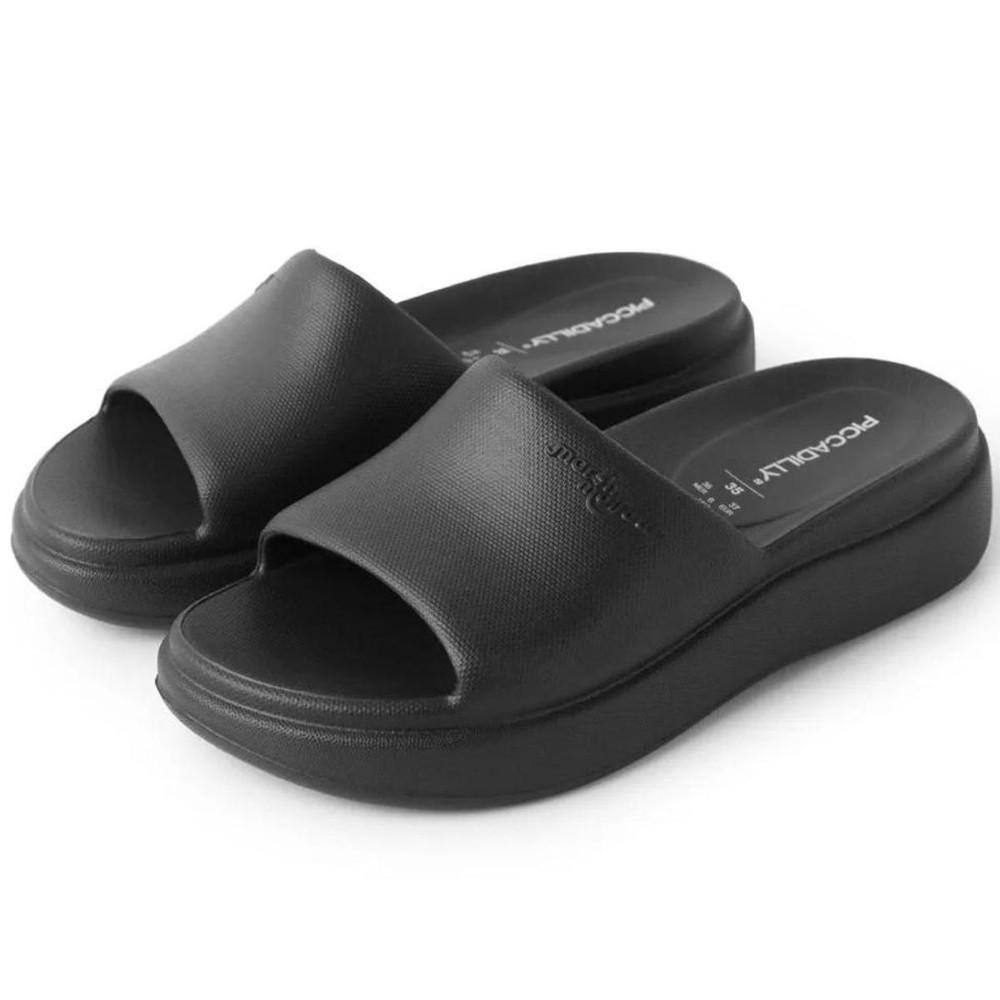 Tamanco Piccadilly Fun Marshmallow Feminino - Preto em Oferta na Shopee