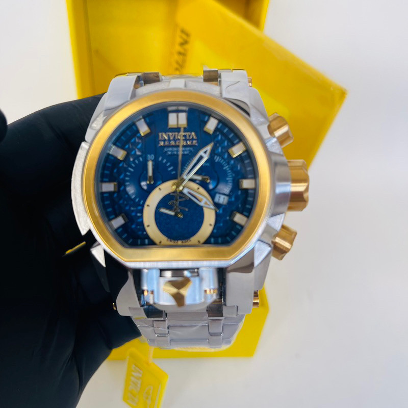 Relógio Invicta Bolt Zeus Magnum 20111 Reserve Misto Fundo Azul
