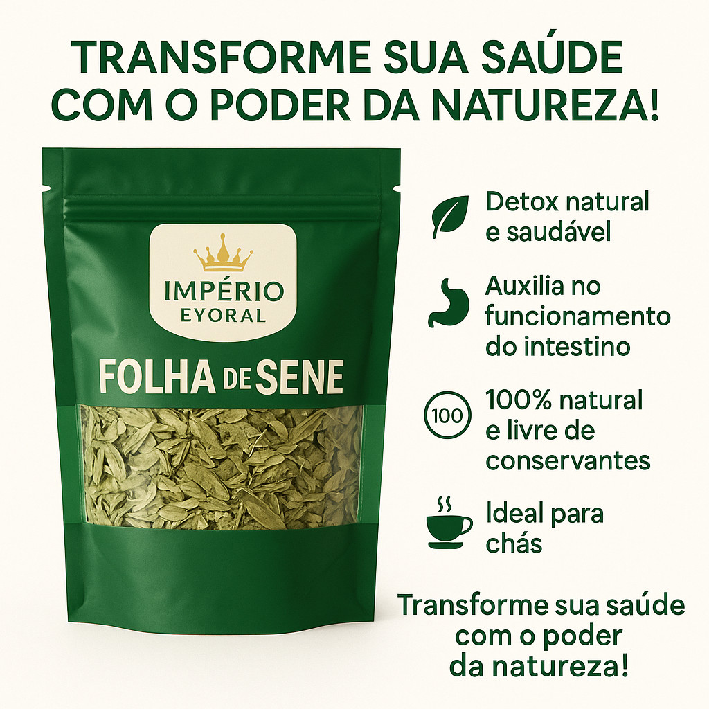 Chá de Sene em folhas - 1 kg em Oferta na Shopee