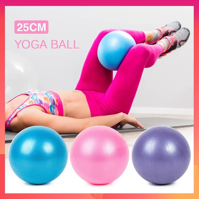 Kit C/1/2/3 Mini Bola Overball Pilates Fisioterapia Yoga Alongamento Exercicios 25 Cm -BUSCABUSCABR em Oferta na Shopee
