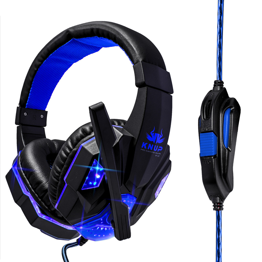 Fone Headset Gamer Led 7.1 Microfone Controle Profissional Jogo Pc Note USB P2