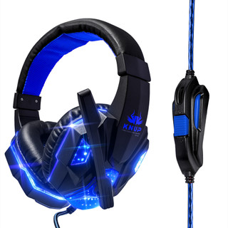 Fone De Ouvido Gamer Acolchoado Led Rgb Controle De Volume Ergonômico Ajustável Conexão Usb