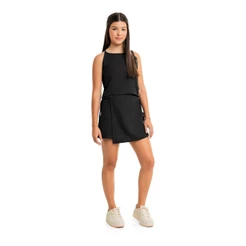 Short-Saia Juvenil em Tecido Gloss