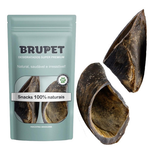 Petisco para cães Mordedor 100% Natural Brupet Casco Orelha Traquéia Chifre Pé de Frango Desidratado em Oferta na Shopee