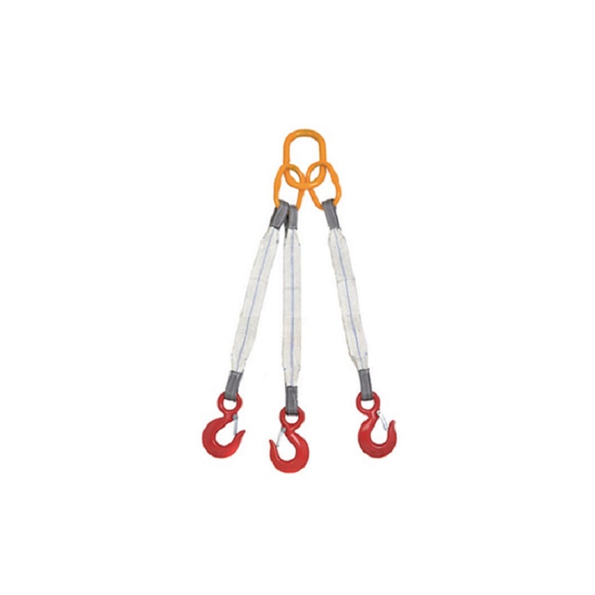 Cinta Elevação De Carga Leg 3 Pernas 5,2 Ton X 2,5 Mts 50mm