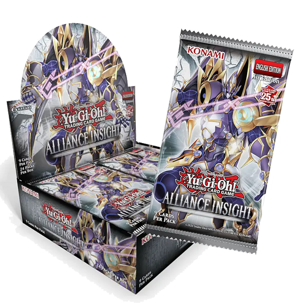 Yu-gi-oh! Caixa 24 Booster Intuição Da Aliança (Alliance Insight) Konami Jogo De Cartas