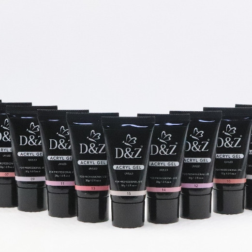Polygel D&Z 30g  -  LED/UV Para Molde F1/Alongamento De Unhas