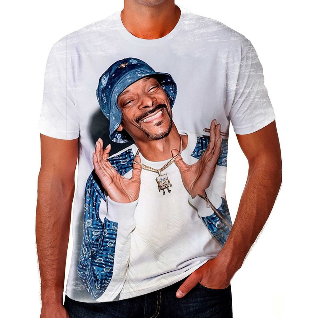 Camiseta Camisa Snoop Dogg Cantor Rapper Rap Envio Rapido 1