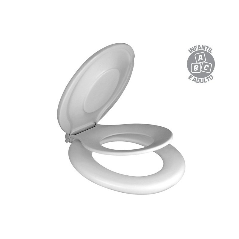 ASSENTO SANITÁRIO INFANTIL REDUTOR OVAL UNIVERSAL