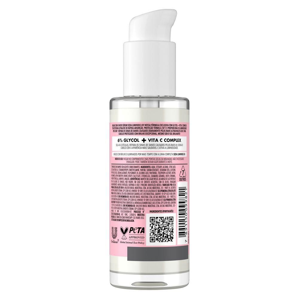Detalhes do Leave-In Sérum Seda Luminous UV 110ml