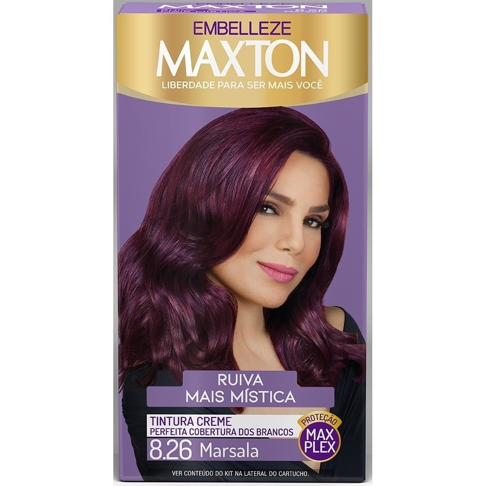 Tintura Maxton Kit Pratico 8.26 Marsala