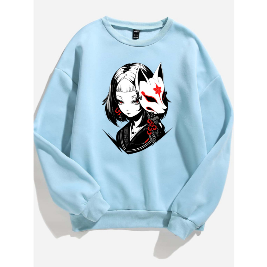 Blusa Anime Jogo Game Online Mangá Japan Cores Moletom P ao XG Coloridos Desenhos Moletom Careca Casaco de Frio Unissex