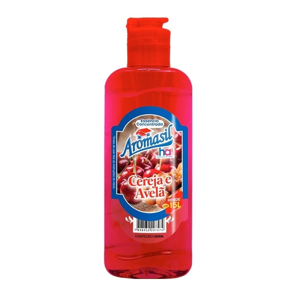 Essência Concentrada Aromasil Cereja e Avelã 140ml - Home & Living