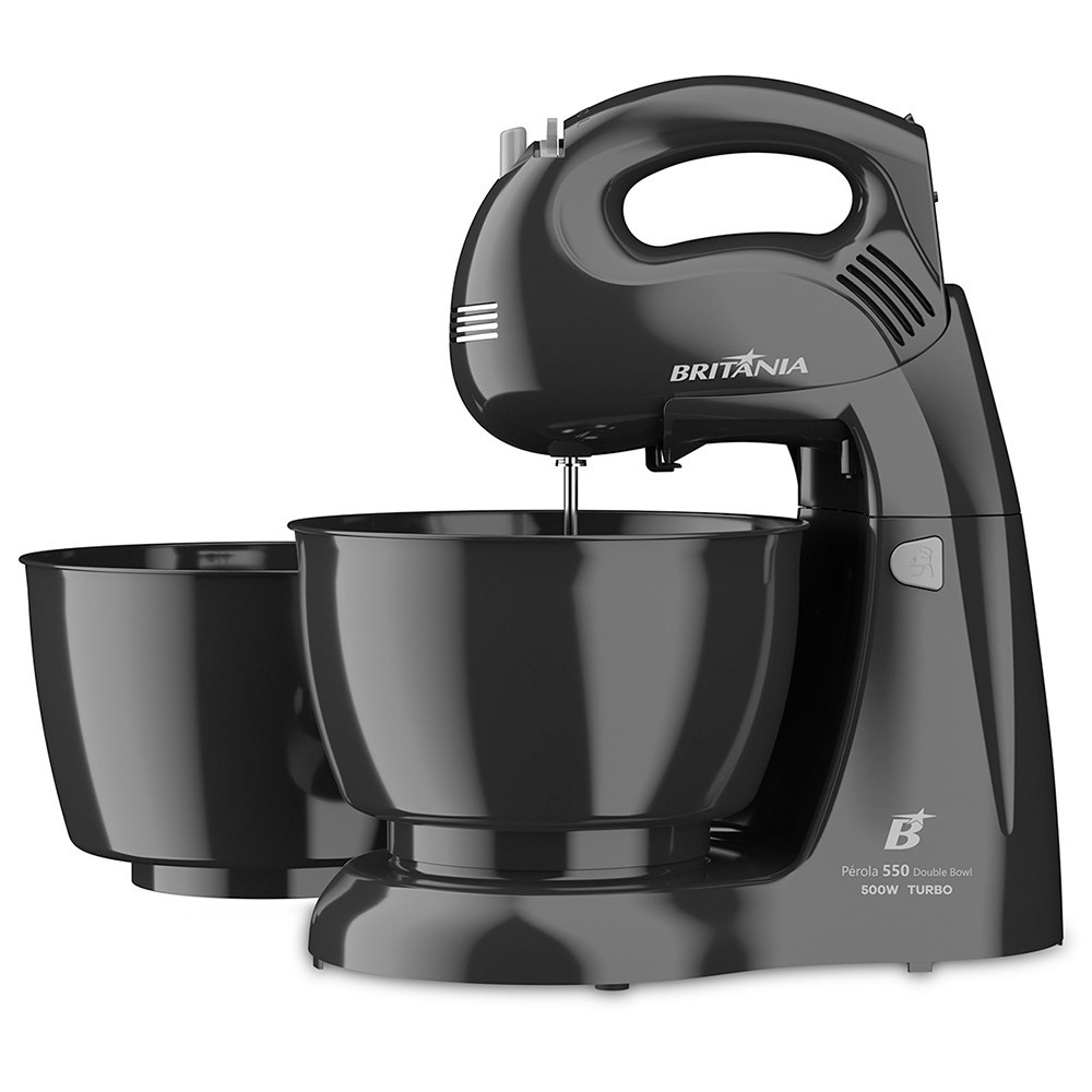 Batedeira Britânia Turbo Double Bowl Pérola 500W 2 Tigelas - Home Appliances