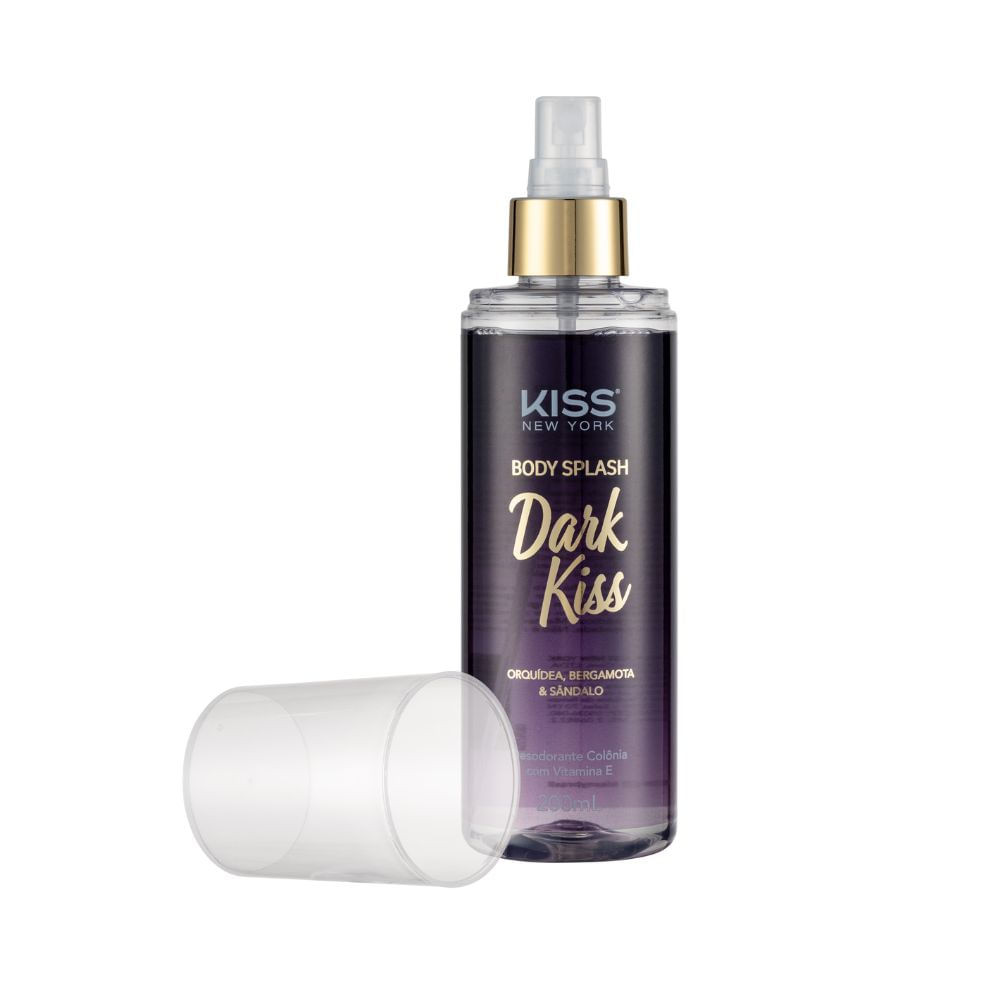 Body Splash Kiss New York Dark Kiss 200ml - Beauty