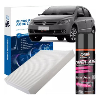 Kit Filtro Ar  + Higienizador Fox/gol/saveiro/voyage/polo em Oferta na Shopee