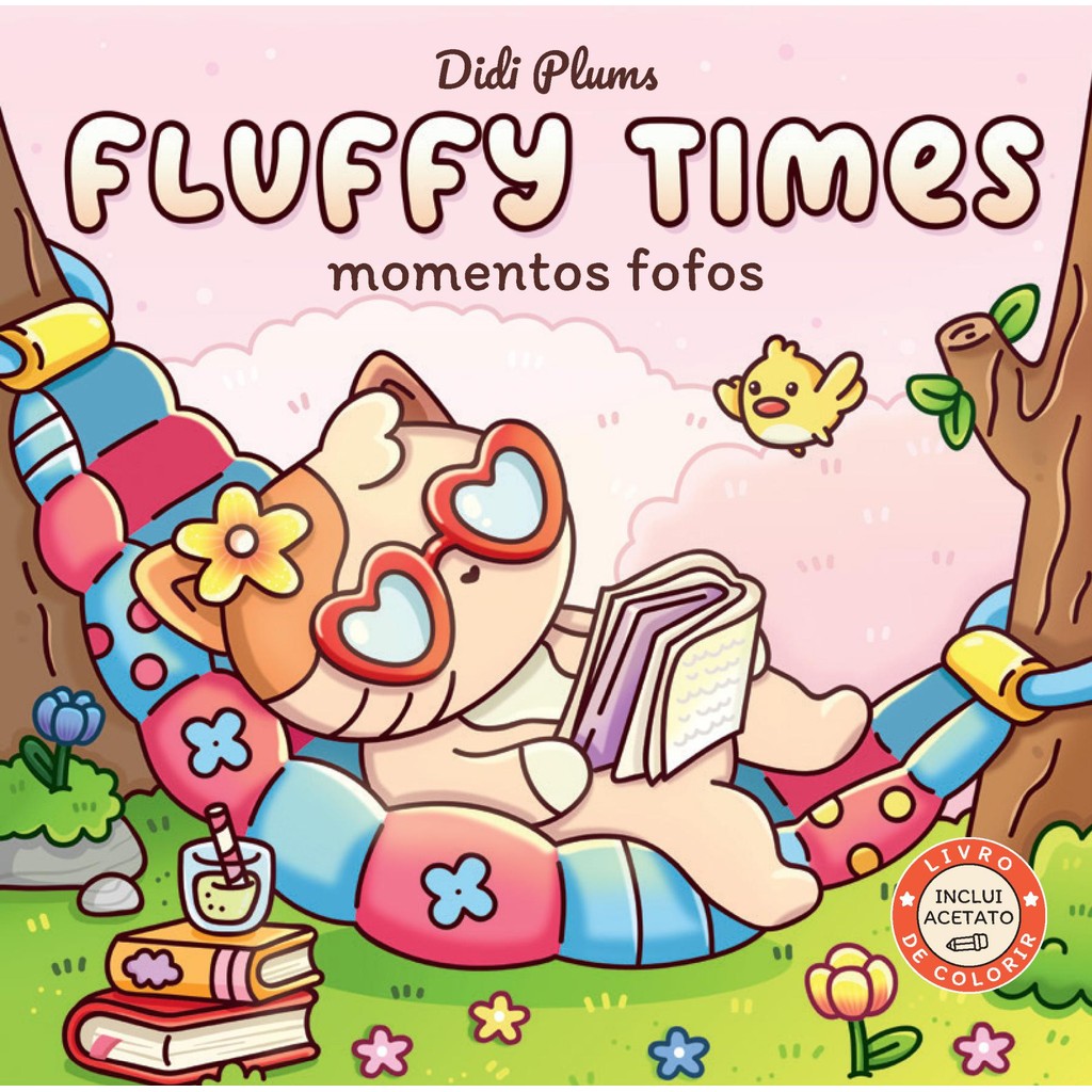 Momentos fofos – Livro de colorir Fluffy Times – Livro 2 em Oferta na Shopee