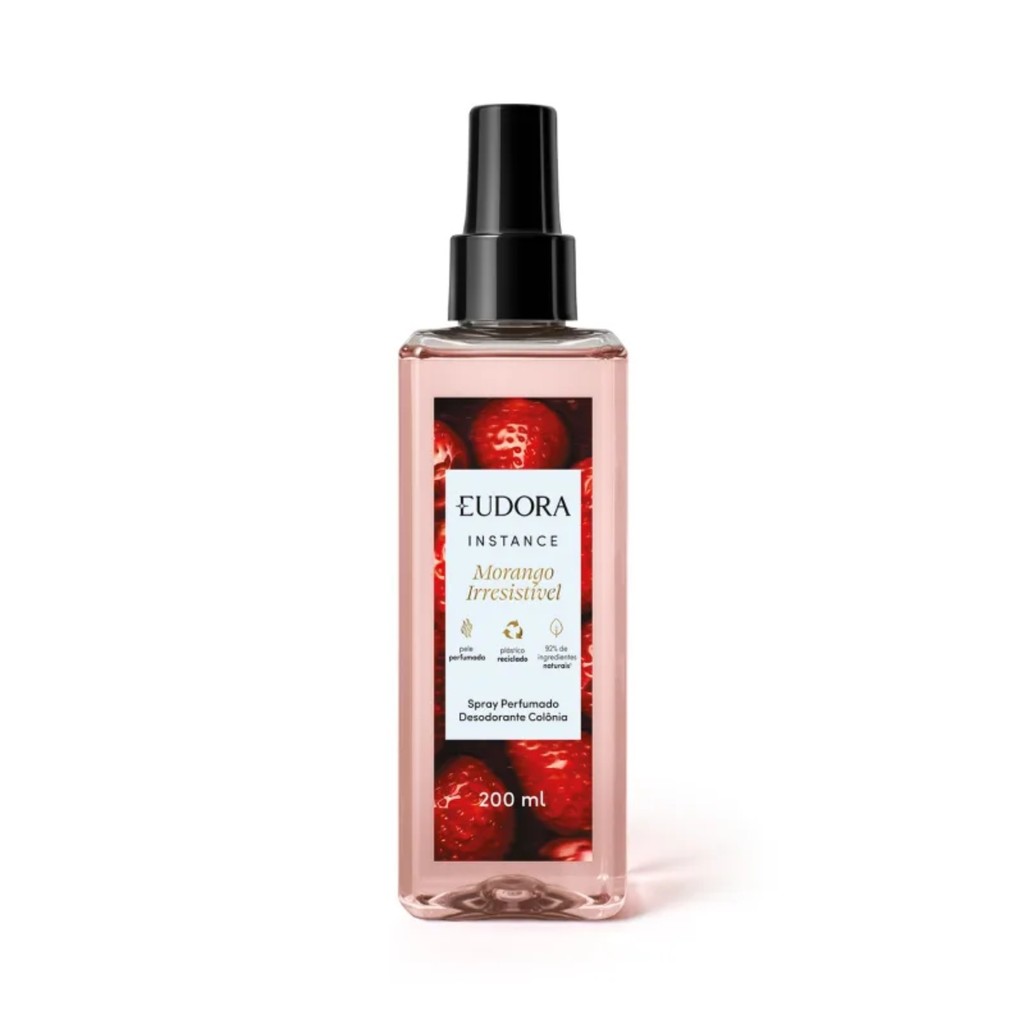 Body Splash Morango Irresistível - Comprar com Melhor Preço em Perfumes e Fragrâncias