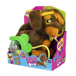Brinquedo Infantil Walking Petz Salsicha Pelúcia de Cachorro Multikids - BR1875 em Oferta na Shopee