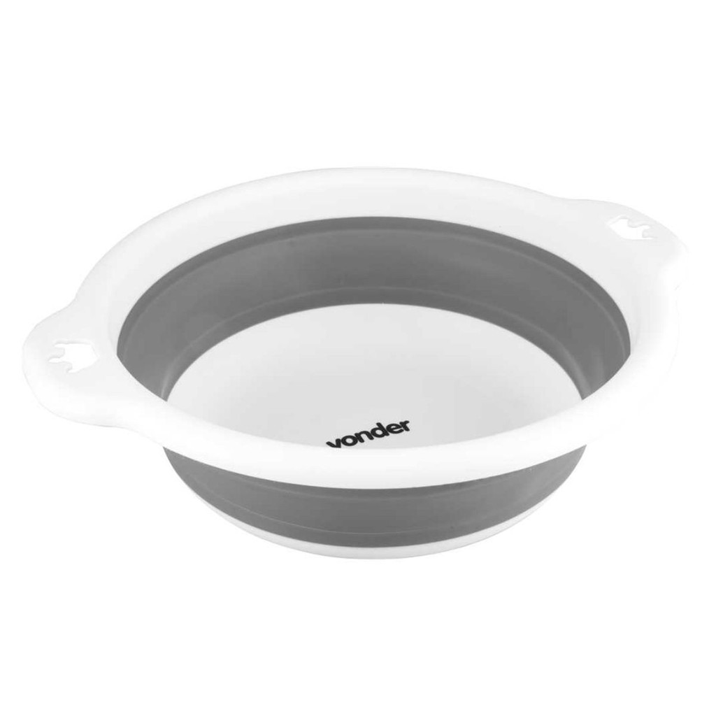 Bacia Dobrável 8 Litros Doméstica com Expansão Vonder em Oferta na Shopee