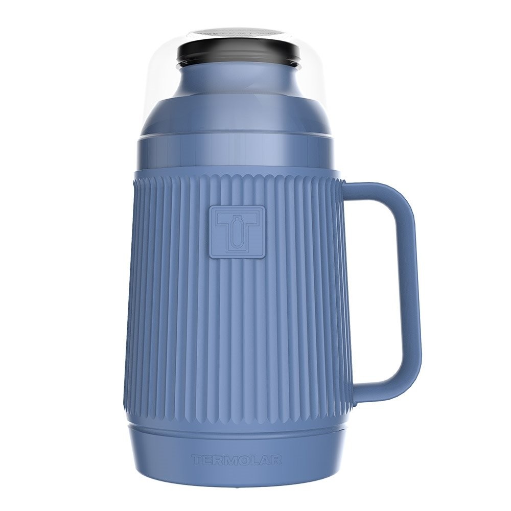 Garrafa Térmica Termolar Mundial 0,5L Rosca Azul - Home & Living