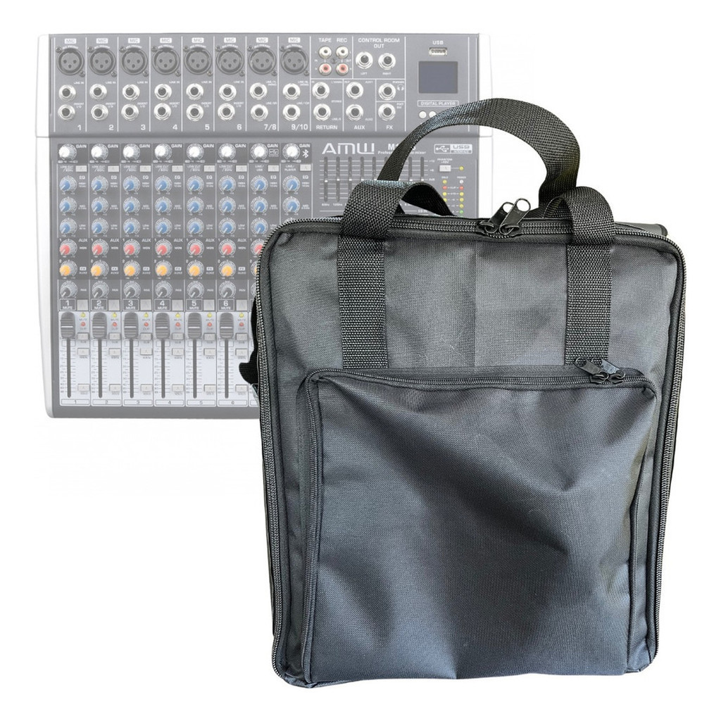 Capa Bag Para Mesa De Som Amw M10 Fx Luxo  acolchoada SOUNDBAGS CAPAS
