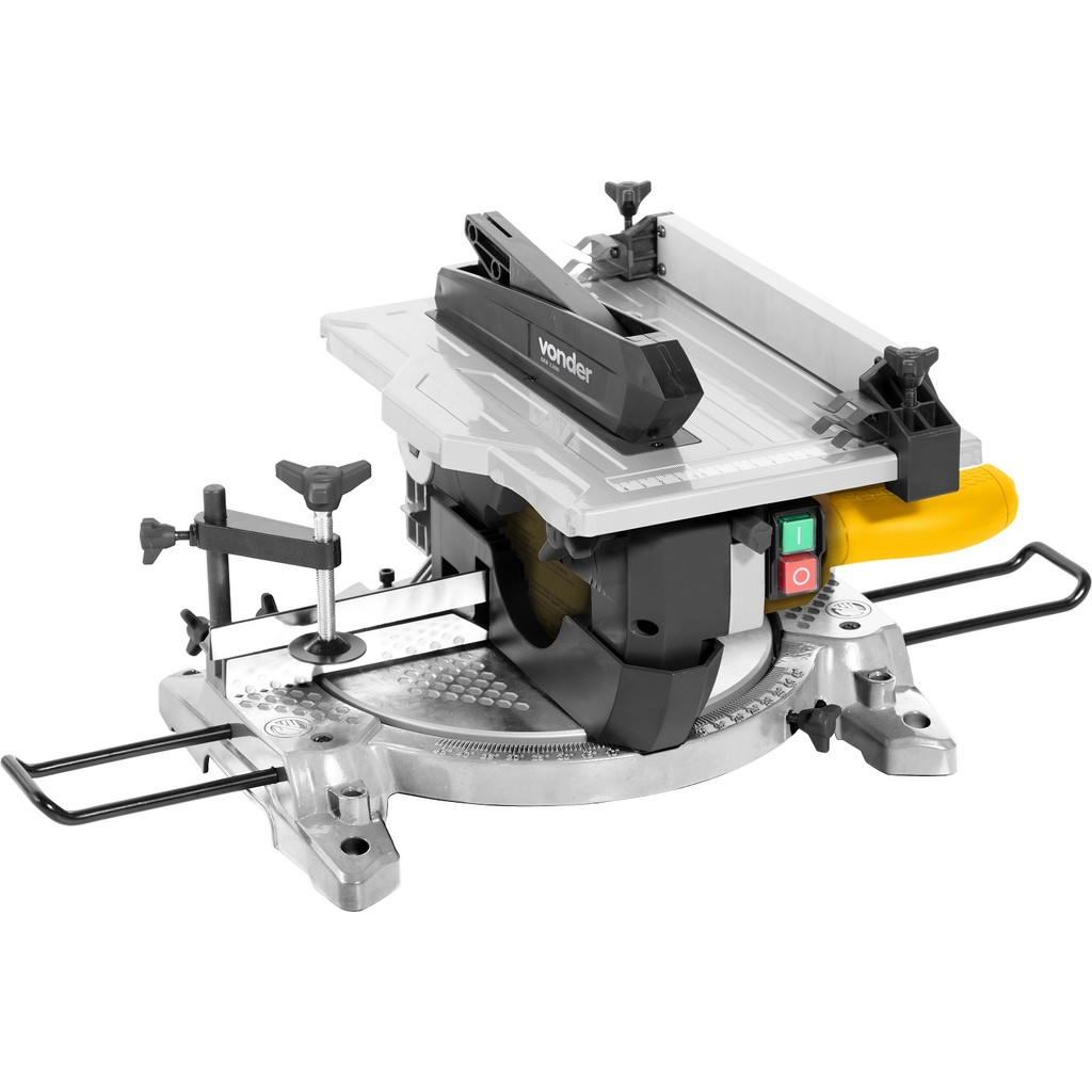 Serra Meia Esquadria E Bancada Vonder SEB 1200 8" 127V 2 Em 1 Corte Preciso Profissional