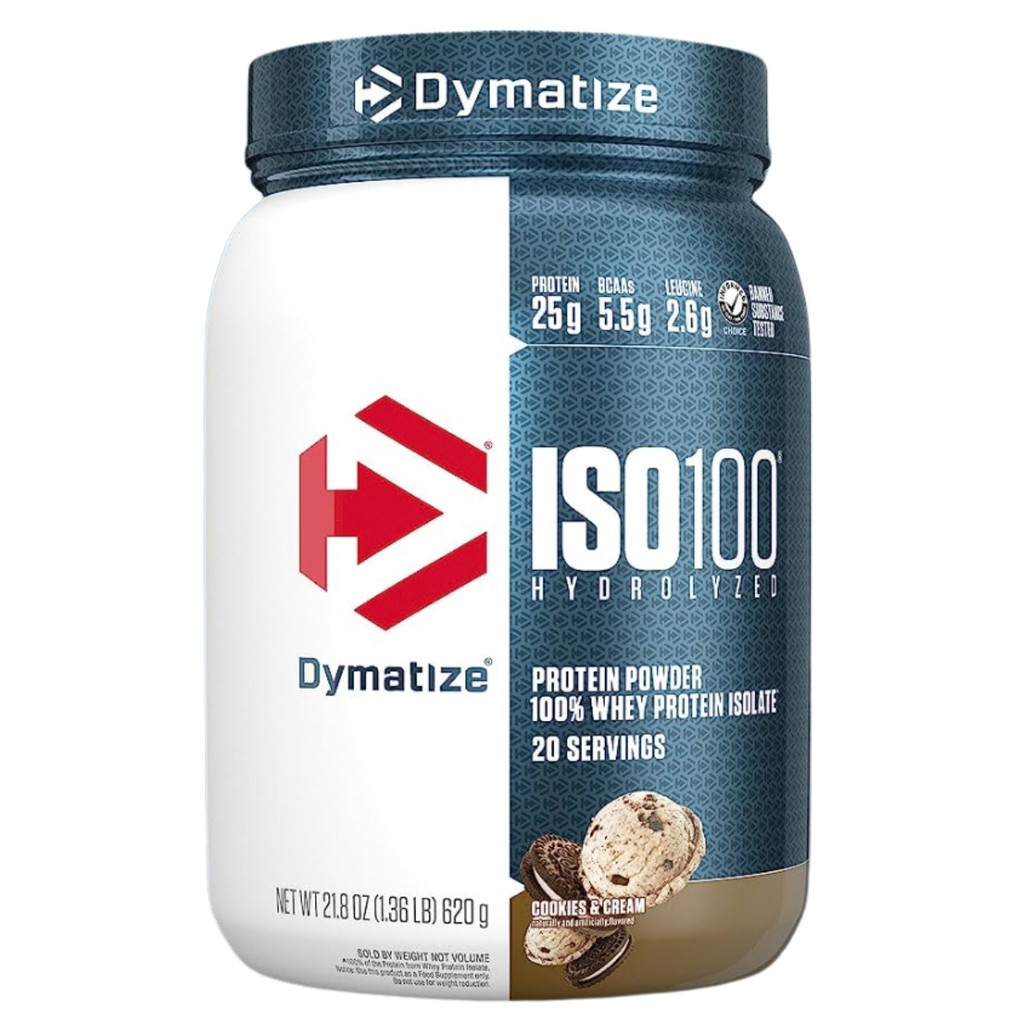Iso 100% Whey Protein Pote 610g Dymatize / COOKIES AND CREAM