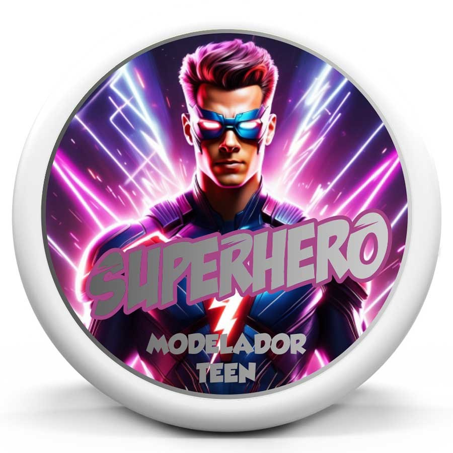 Modelador Teen Superhero - Pomada Efeito Brilho Fixação Forte 90g Overlord
