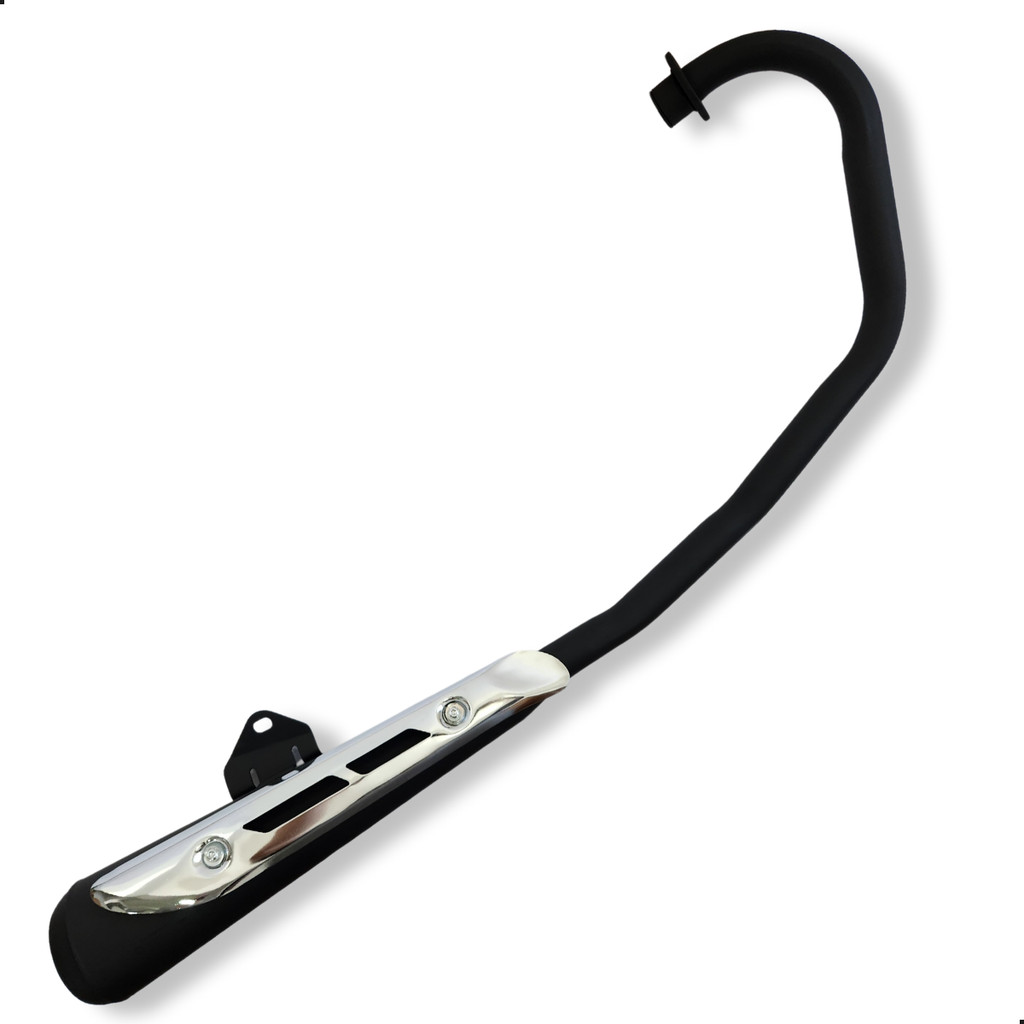 Escapamento Titan / Fan 160 Mini Turuna Preto Com Protetor em Oferta na Shopee