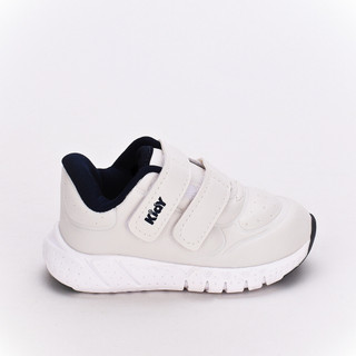 Tênis Infantil Menino Kidy Equilíbrio Fecho Duplo Branco em Oferta na Shopee