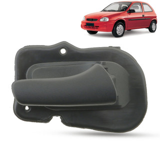 Maçaneta Interna da Porta Dianteira Cinza Chevrolet Corsa 1994 a 2001 Classic 2004 a 2016 Pick-Up Corsa Tigra em Oferta na Shopee